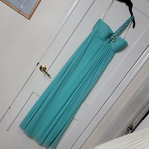 Xscape Mint Green Evening Gown